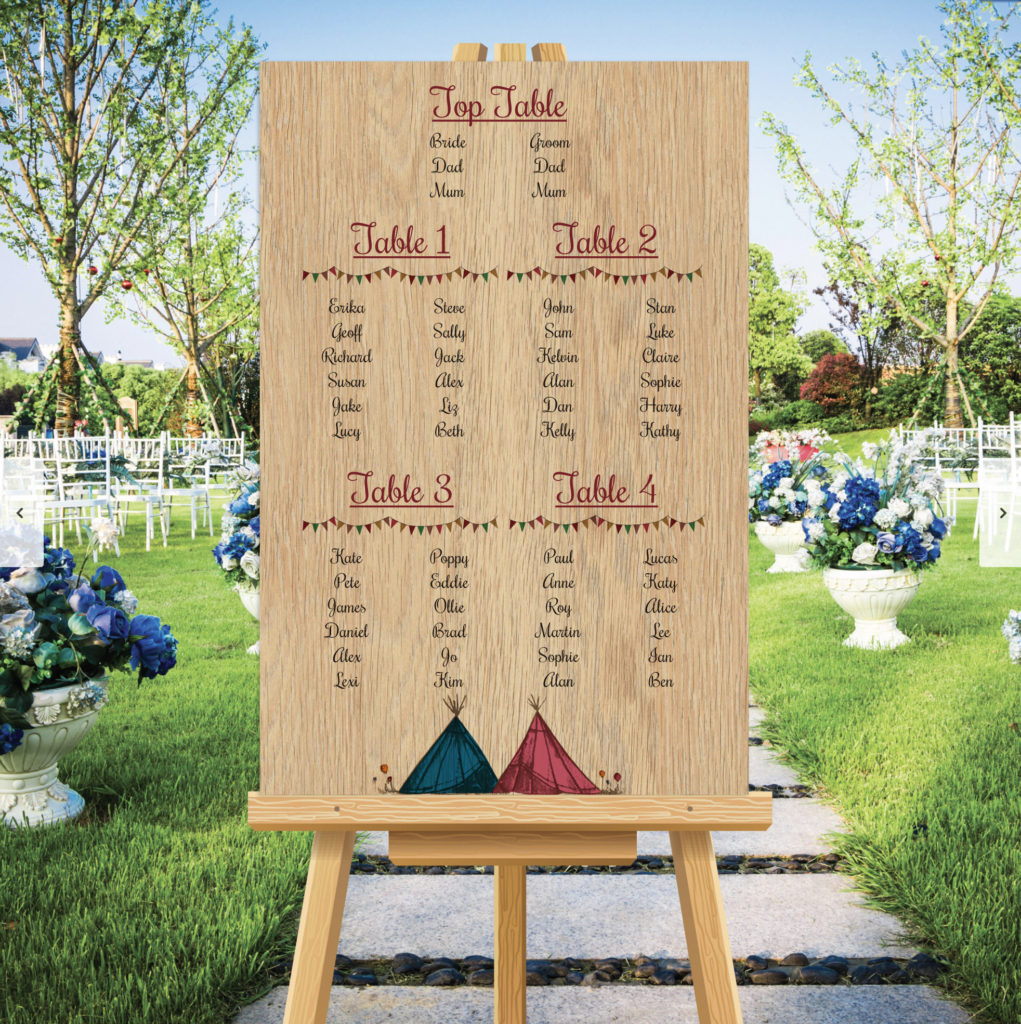 marquee-theme-wedding-table-seating-plan-wooden-wedding-invites